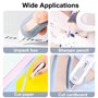 6 PCS cutters utilitaires, couteau utilitaire pliant, mini utilitaire lame cutter de sécurité, coupe-boîtes multifonctions pour 