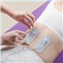 HARPIMER Électrodes Pads Électrodes Autocollantes, 10 * 5 cm Pads Électrode Snap 3.5mm Connecteur Tens Electrodes Patches pour D
