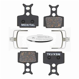 MEXITAL 2 Paires Plaquettes de Frein Vélo à Disque pour Formula R1 R1 Racing T1 RO C1 CR3 Mega The One RX RR1