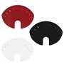 SMMWWS2 Couvercle de canette Boisson Soda Pop 15 Pièces Fermeture gazeuse Noir Rouge Blanc