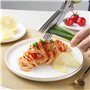 Ciseau de Cuisine à 5 Lames en Acier Inoxydable avec Couvercle de Sécurité pour Hacher Herbes Aromatiqu