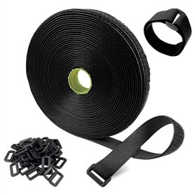 Newaner 10M nylon sangles de câble attaches longueur de coupe Libre