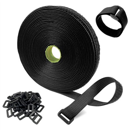 Newaner 10M nylon sangles de câble attaches longueur de coupe Libre