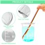 Lixiluxia 5Pcs Verre Doseur en Verre, Bécher Gradué en Verre Borosilicate, Verrerie de Laboratoire, Tasse à Mesurer 5 Tailles 1