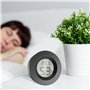 Gvolatee Thermometre Hygrometre Interieur, Mini Digital Thermomètre Hygromètre Intérieur, Rond Temperature Interieur Maison, Hau