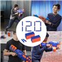 Chiluxendo 120 Pièces Flechette, Fleches Mousse Enfant, Balle en Mousse pour Fusil de Enfants, Fléchettes en Mousse Recharge Bal