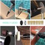 Elsrantor 25 Pièces Set Mandrin En Laiton De Précision, Foret Sans Clé, Accessoires d'outils Rotatifs, Mandrins de Perçage de 0,