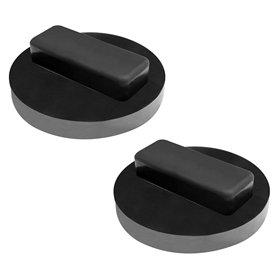Crihovy Patin en Caoutchouc pour Cric(2Pcs)