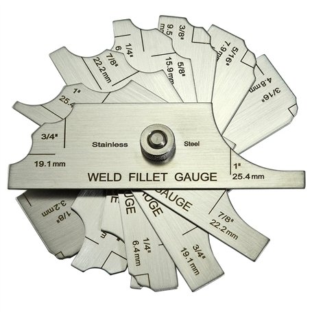 RIVERWELD Ensemble de 7 jauges pour soudure en coin MG-11