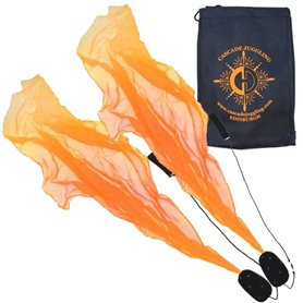 Pyro Pixies Ensemble de jonglage foulard Poi avec sac Cascade Juggling