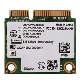 Intel Dual Band Wireless-AC 6250 Adaptateur Réseau PCI Express Half Mini Carte Réseau PCI-E sans Fil WiFi 300Mbps Dual Band 2.4G