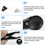 WENRERO 8 PCS Pinces à Ventouse pour Voiture Pince à Cartes avec Ventouse Pare-Brise Porte-Billets Support Ticket Pare Brise pou