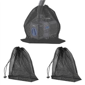 SPEACOUR 3 PCS Sac en Filet de Filtre de Pompe Sac de Filtre de Pompe d'Étang avec Cordon de Serrage Sac Filtrant de Pompe à Eau