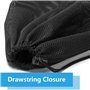 SPEACOUR 3 PCS Sac en Filet de Filtre de Pompe Sac de Filtre de Pompe d'Étang avec Cordon de Serrage Sac Filtrant de Pompe à Eau