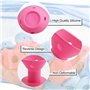GIRAFEDA 60 Pcs Bigoudis Magiques en Silicone sans Chaleur Bigoudis Cheveux Rouleau Cheveux Rouleaux Coiffure + Sac de Rangement