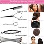 GIRAFEDA 60 Pcs Bigoudis Magiques en Silicone sans Chaleur Bigoudis Cheveux Rouleau Cheveux Rouleaux Coiffure + Sac de Rangement