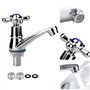 FIGFYOU Robinet Lavabo Salle de Bain en Métal