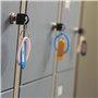 8 Pièces Porte Clés à Ressorts à Spirale, Porte-Clés en Spirale Extensible, Porte-Clés à Ressort en Plastique, Porte-Clés de Res