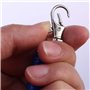 8 Pièces Porte Clés à Ressorts à Spirale, Porte-Clés en Spirale Extensible, Porte-Clés à Ressort en Plastique, Porte-Clés de Res