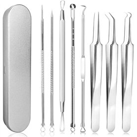 8 Pcs Kit d'Extracteur Point Noir