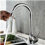 JaneYi 360° Pivotant Aérateur de Robinet Laiton 2 Modes Réglable Cuisine Robinet Filtre Barboteur avec Adaptateur de Buse - pour