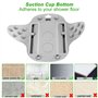 PERFETSELL Brosse à récurer les pieds Masseur pour pieds Masseur Brosse de douche avec ventouses antidérapantes et tapis de mass