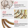 PERFETSELL Lot de 3 Cadres de Broderie au Point de Croix - Différentes Tailles - Rond en Plastique - Mini Anneau - Pour Producti