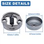 Tambour et Embrayage pour STIHL FS160 FS180 FS220 FS280 Débroussailleuse, AUMEL Cloche de Tambour + Embrayage Accessoire Pignon 