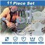 AUMEL Kit collecteur d'admission pour Husqvarna la tronçonneuse 268 272 joint de vis de boulon de silencieux de carburateur à re