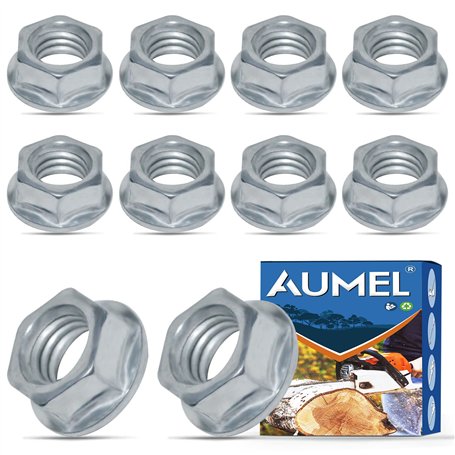 AUMEL Kit d'écrous de barre 10Pcs Pour Echo CS-400 Husqvarna 55