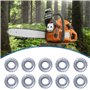 AUMEL Kit d'écrous de barre 10Pcs Pour Echo CS-400 Husqvarna 55, 455, 460 Rancher Vis de bride de tronçonneuse