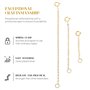 SUPVOX 3 Pcs ChaîNes Rallonges En Argent Sterling 925 Plaqué: 3cm 5cm 8cm rallonge collier - bracelet argent 925 femme, Diy Acce