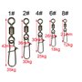210pcs Emerillon de Pêche Kit Emerillons de pêche avec boutons-pression Connecteur Verrouillage Encliquetable Connecteurs Instan
