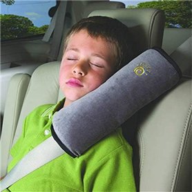 Lot de 2 Coussins pour Ceinture de sécurité Boxiki Travel - pour Enfants et Adultes - Lavables en Machine et Robustes Protege Ce