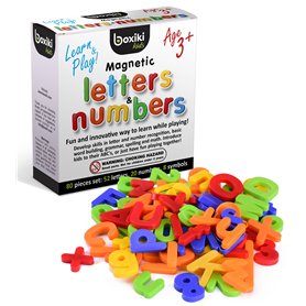 80 pièces Alphabet Magnets Set | ABC Learning Jouets | Lettres et Chiffres magnétiques en Plastique | des Nombres et des Couleur