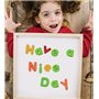 80 pièces Alphabet Magnets Set | ABC Learning Jouets | Lettres et Chiffres magnétiques en Plastique | des Nombres et des Couleur