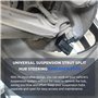 Outil universel d'épandage de jambe de suspension - conception durable en acier à deux têtes pour le système de suspension à moy