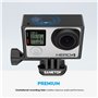 Sametop Frame Cadre Monture avec Couvercle D'objectif Compatible avec GoPro Hero 4, Hero 3+, Hero 3 Caméra Sport