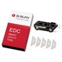 BIBURY EDC Tool, Mini Cutters avec 5 lames de remplaçables SK5, Outil de Poche avec Décapsuleur et Porte-Clés - Noir