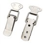 Attache Capot 12 Pièces Fermeture à Levier Moraillon de Porte, Loquet à Ressort Avec Crochet Tiroir Hardware en Acier Inoxydable
