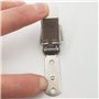 Attache Capot 12 Pièces Fermeture à Levier Moraillon de Porte, Loquet à Ressort Avec Crochet Tiroir Hardware en Acier Inoxydable