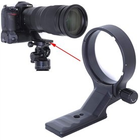 iShoot Bague de Montage pour Trépied Anneau Collier d'Objectif Compatible avec Nikon Nikkor AF-S 200-500mm F5.6E ED VR