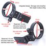 iShoot Bague de Montage pour Trépied Anneau Collier d'Objectif Compatible avec Nikon Nikkor AF-S 200-500mm F5.6E ED VR, Support 