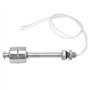 Capteur de niveau d'eau 100mm ， 0~220V Capteur de niveau de liquide interrupteur à flotteur en acier inoxydable Outil de détecti