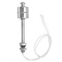 Capteur de niveau d'eau 100mm ， 0~220V Capteur de niveau de liquide interrupteur à flotteur en acier inoxydable Outil de détecti