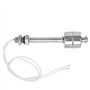 Capteur de niveau d'eau 100mm ， 0~220V Capteur de niveau de liquide interrupteur à flotteur en acier inoxydable Outil de détecti