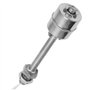 Capteur de niveau d'eau 100mm ， 0~220V Capteur de niveau de liquide interrupteur à flotteur en acier inoxydable Outil de détecti