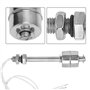 Capteur de niveau d'eau 100mm ， 0~220V Capteur de niveau de liquide interrupteur à flotteur en acier inoxydable Outil de détecti