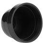 Couvercle anti-poussière de lumière LED, 2Pcs 70mm Voiture en Caoutchouc Noir Boîtier Anti-poussière de Phare LED Boîtier Joint 