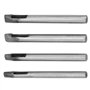 4mm Poinçon Creux Outil de Poinçonnage de Trou Oeillet Perçage Set En Forme De Ovale Outil de Perforation pour Bracelet en Cuir 